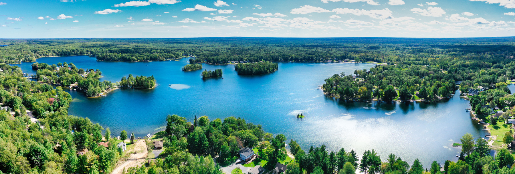 Lake Ogemaw (summer) 001 Dyer Drone